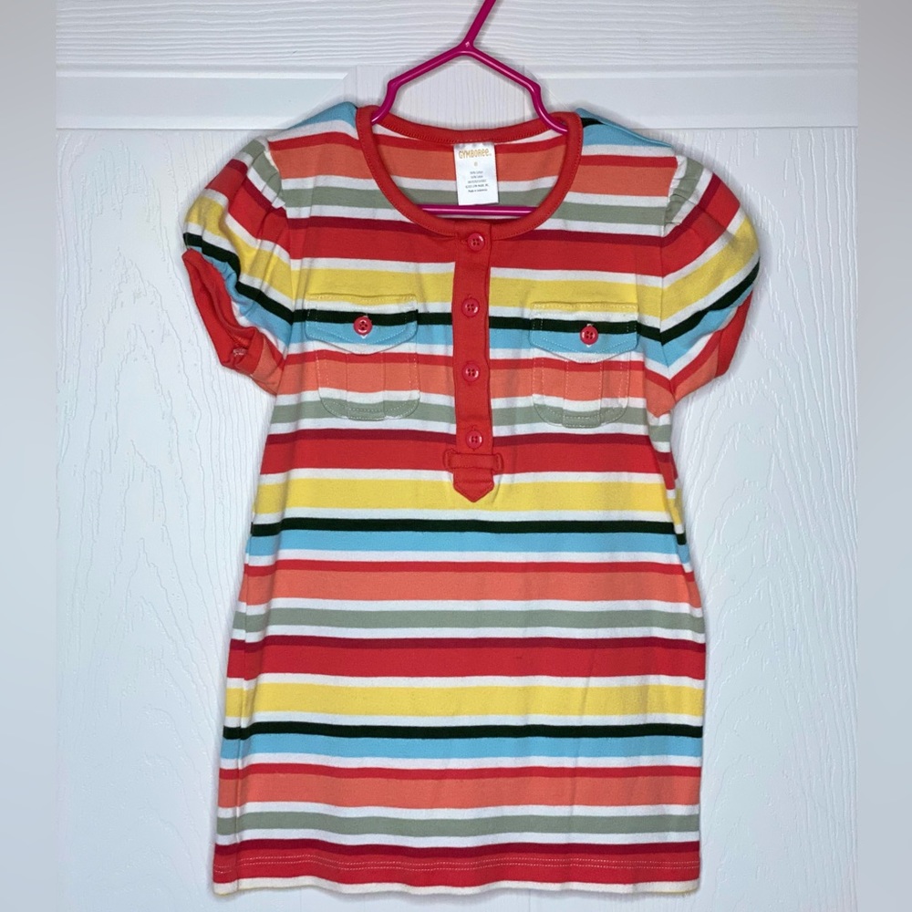 Girls size 8 colorful Gymboree top.
